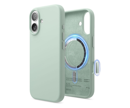 Etui do telefonów Elago Magsafe Silicon Case do iPhone 17 Mint ES17MSSC61-MT